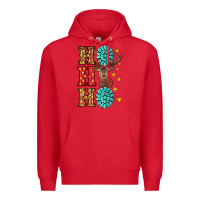 Red christmas ho ho ho Premium Hoodie - RanaPortraitStore