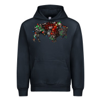 Navy christmas bison Urban Hoodie - RanaPortraitStore