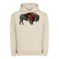Christmas Bison Urban Hoodie | Teevron