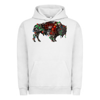 Pigment Lunar Rock christmas bison Urban Hoodie - RanaPortraitStore