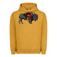 Pigment Peanut Butter christmas bison Urban Hoodie - RanaPortraitStore