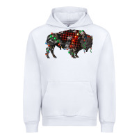 White christmas bison Urban Hoodie - RanaPortraitStore