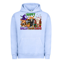 Pigment Grape Ice happy hallothanksmas with cow Urban Hoodie - texasbilliewilder