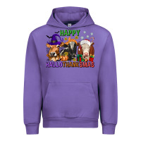 Tulip happy hallothanksmas with cow Urban Hoodie - texasbilliewilder