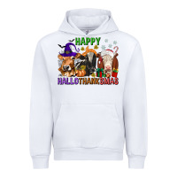 White happy hallothanksmas with cow Urban Hoodie - texasbilliewilder
