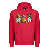 Cardinal Mexican Mom Gnome Premium Hoodie - texasbilliewilder