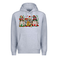 Heather Grey Mexican Mom Gnome Premium Hoodie - texasbilliewilder