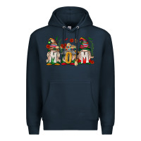 Navy Mexican Mom Gnome Premium Hoodie - texasbilliewilder