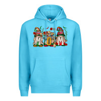 Ocean Blue Mexican Mom Gnome Premium Hoodie - texasbilliewilder