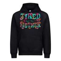 Black tired as a mother Urban Hoodie - Zillion Design Studio