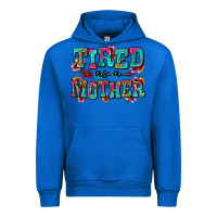 Cobalt tired as a mother Urban Hoodie - Zillion Design Studio