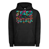 Pigment Black tired as a mother Urban Hoodie - Zillion Design Studio
