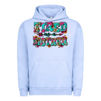 Pigment Grape Ice tired as a mother Urban Hoodie - Zillion Design Studio