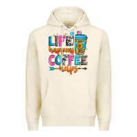Tofu life happens coffee helps Premium Hoodie - Zillion Design Studio
