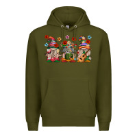 Army Green Mexican Gnomes Premium Hoodie - texasbilliewilder