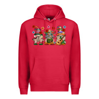Cardinal Mexican Gnomes Premium Hoodie - texasbilliewilder