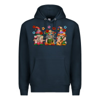 Navy Mexican Gnomes Premium Hoodie - texasbilliewilder