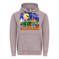 Vintage Zinc halloween truck Vintage Hoodie - AdoDesignShop