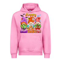 Fuchsia Pink happy hallothanksmas gnomes Urban Hoodie - texasbilliewilder