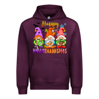 Mauve Wine happy hallothanksmas gnomes Urban Hoodie - texasbilliewilder