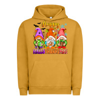 Pigment Peanut Butter happy hallothanksmas gnomes Urban Hoodie - texasbilliewilder