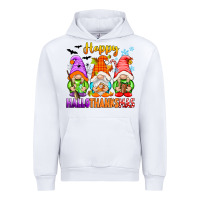White happy hallothanksmas gnomes Urban Hoodie - texasbilliewilder