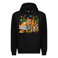 Black Mexican Gnome Truck Premium Hoodie - texasbilliewilder