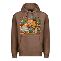 Chestnut Mexican Gnome Truck Premium Hoodie - texasbilliewilder