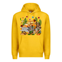 Lemon Mexican Gnome Truck Premium Hoodie - texasbilliewilder