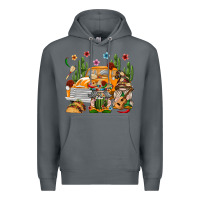 Rock Mexican Gnome Truck Premium Hoodie - texasbilliewilder