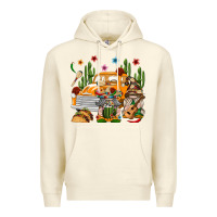 Sandshell Mexican Gnome Truck Premium Hoodie - texasbilliewilder