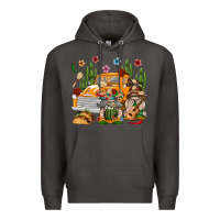 Smoke Mexican Gnome Truck Premium Hoodie - texasbilliewilder