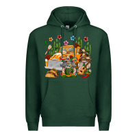 Sports Green Mexican Gnome Truck Premium Hoodie - texasbilliewilder