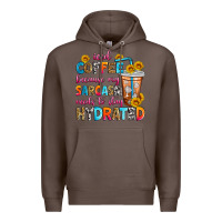 Coffee iced coffee because my sarcasm needs to stay hydra Premium Hoodie - Zillion Design Studio