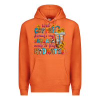 Carrot iced coffee because my sarcasm needs to stay hydra Premium Hoodie - Zillion Design Studio