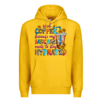 Lemon iced coffee because my sarcasm needs to stay hydra Premium Hoodie - Zillion Design Studio