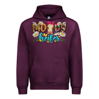 Mauve Wine moody heifer Urban Hoodie - Zillion Design Studio