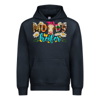 Navy moody heifer Urban Hoodie - Zillion Design Studio