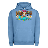 Pigment Pebble Blue moody heifer Urban Hoodie - Zillion Design Studio