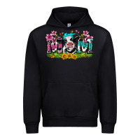 Black mom with cow Urban Hoodie - Zillion Design Studio