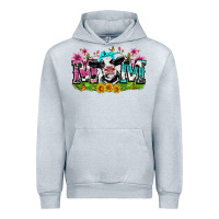 Heather Grey mom with cow Urban Hoodie - Zillion Design Studio