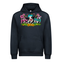 Navy mom with cow Urban Hoodie - Zillion Design Studio
