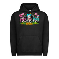 Pigment Black mom with cow Urban Hoodie - Zillion Design Studio