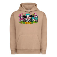 Pigment Burro mom with cow Urban Hoodie - Zillion Design Studio