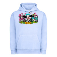 Pigment Grape Ice mom with cow Urban Hoodie - Zillion Design Studio