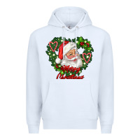 White merry christmas santa Premium Hoodie - RanaPortraitStore