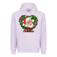 Lilac merry christmas santa Premium Hoodie - RanaPortraitStore
