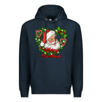 Navy merry christmas santa Premium Hoodie - RanaPortraitStore