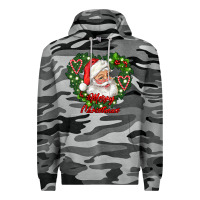 Slate Camo merry christmas santa Premium Hoodie - RanaPortraitStore
