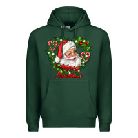 Sports Green merry christmas santa Premium Hoodie - RanaPortraitStore